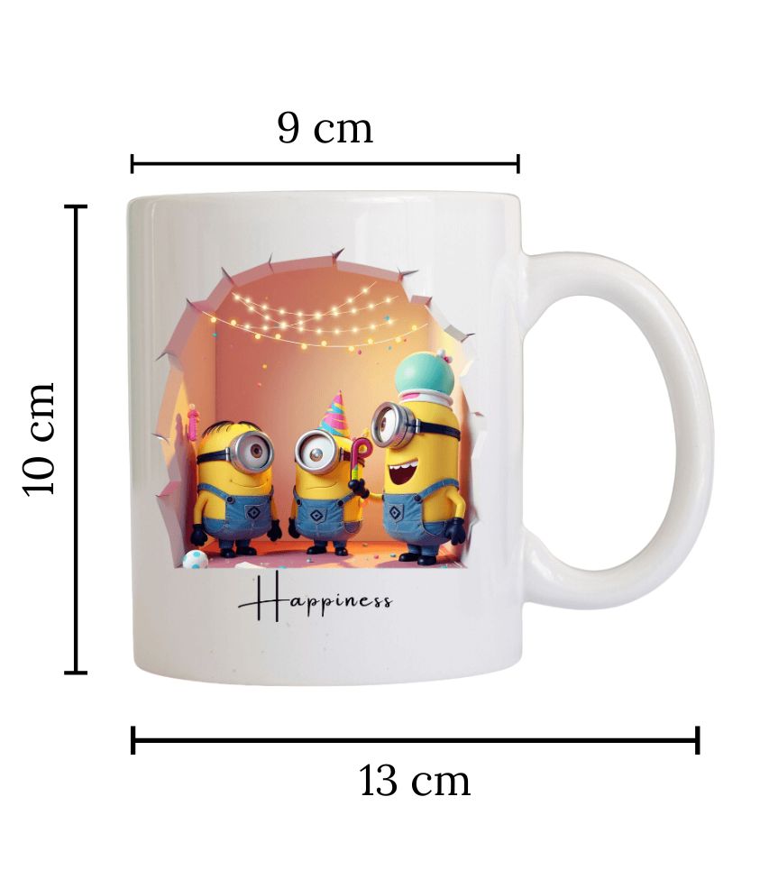 3D | minions | happiness | mug