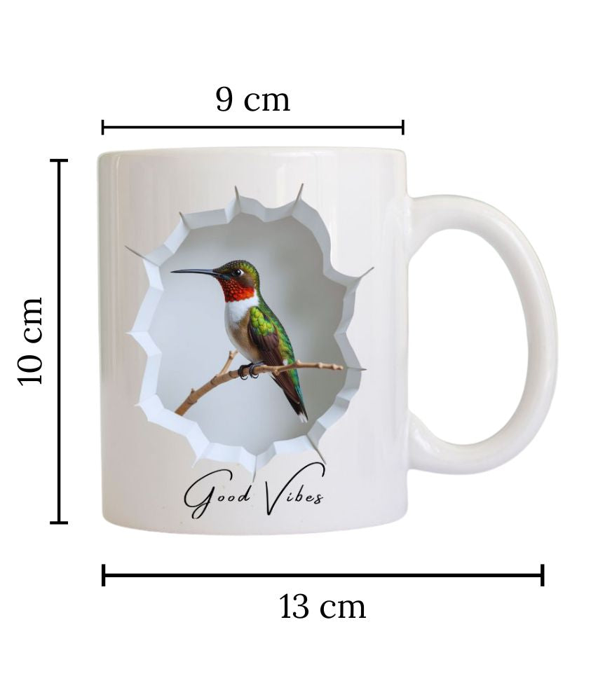 3D | humming bird | mug